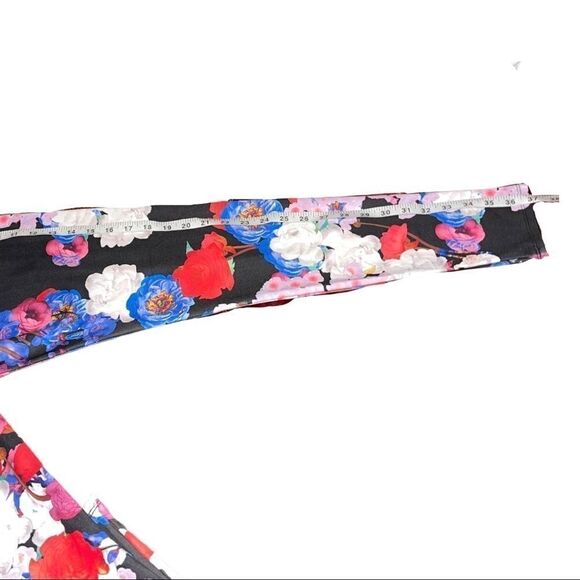 Bongo Bright Floral Leggings - Size Large - Picture 4 of 7
